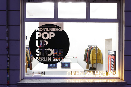frontlineshop Pop up Store Berlin Abbildung 2